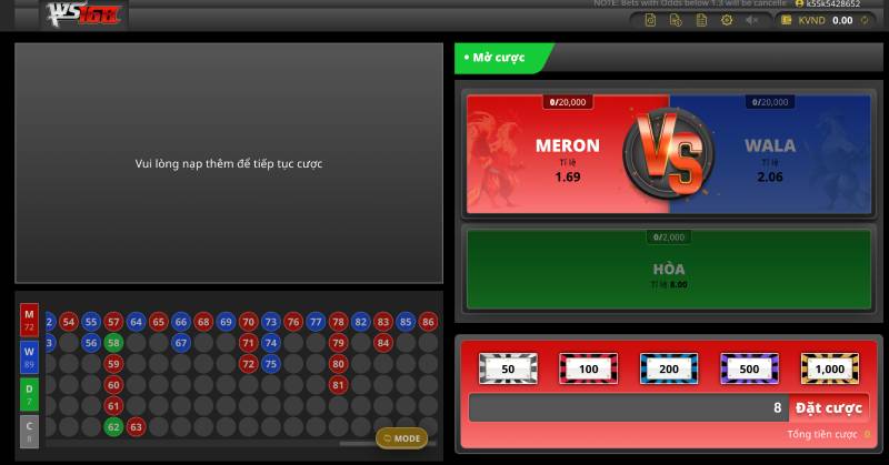 Bước 4: Xuống tiền cược và xem trận đấu