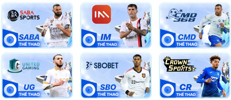 Các Nhà Cung Cấp Dịch Vụ Cá Cược Tại F8Bet