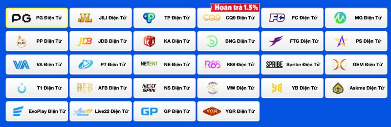Nổ Hũ F8Bet - Cơ Hội Trúng Jackpot Chỉ 1 Vòng Quay 3 Các Nhà Cung Cấp Phần Mềm Nổ Hũ Uy Tín Tại F8Bet