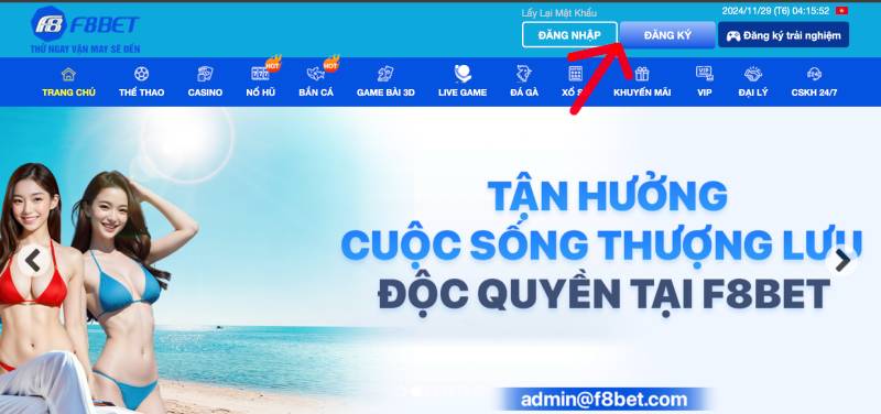 Hướng Dẫn Đăng Ký F8BET – Đơn Giản, Nhanh Chóng 4 Chon “Dang Ky”