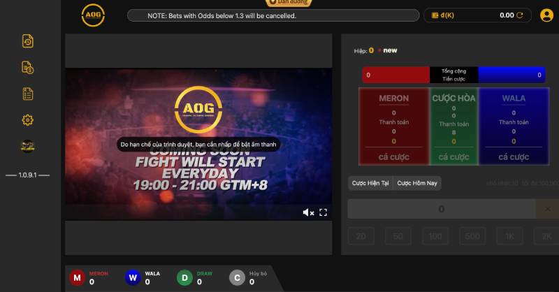 Sảnh Chơi AOG – Trải Nghiệm Đỉnh Cao Trong Cược Đá Gà