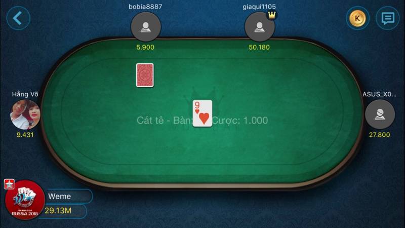 Cách Đánh Bài Catte Luôn Thắng Cho Người Mới 6 Bài Catte trong Giải Đấu Trực Tuyến